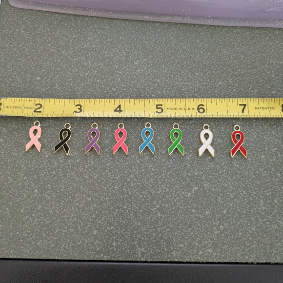 Colorful Awareness Ribbon Charm (PICK ONE)1️⃣ - Picture 2 of 3